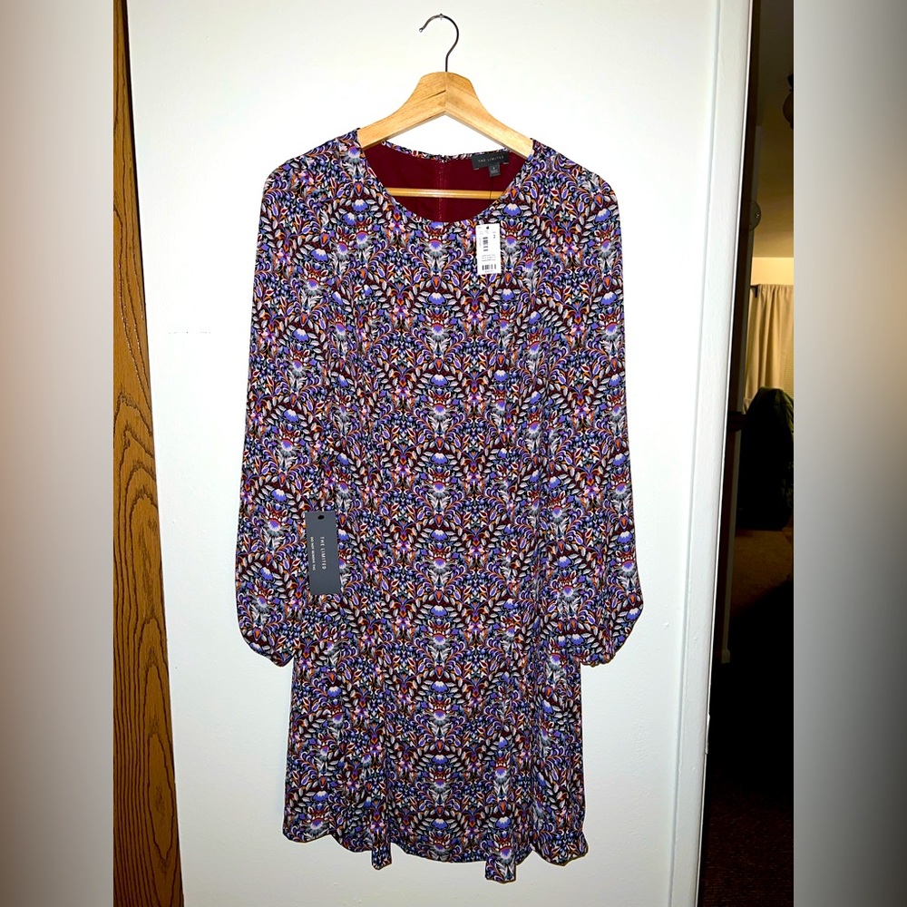 BRAND NEW The Limited Kaleidoscope Colorful Dress